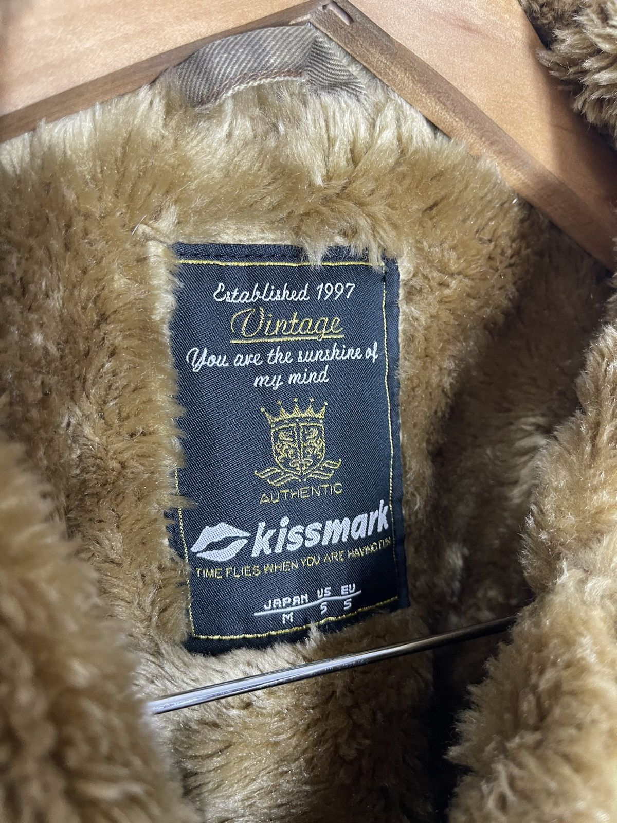 If Six Was Nine VINTAGE SUN FADED CAMOUFLAGED SHEARLING BONDAGE JACKET Size US M / EU 48-50 / 2 - 6 Thumbnail
