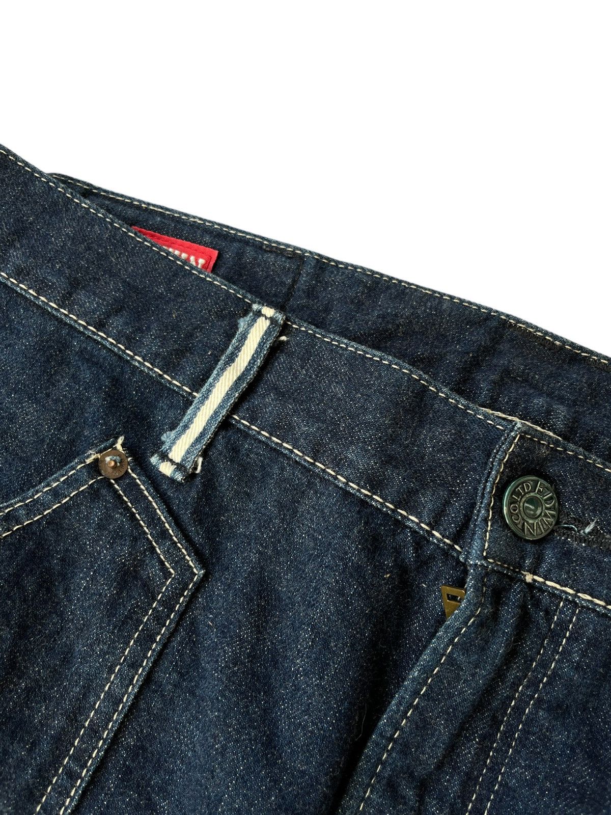 Edwin × Vintage Super rare💥 Edwin 5052D Orange Line Selvedge Size US 34 / EU 50 - 4 Thumbnail