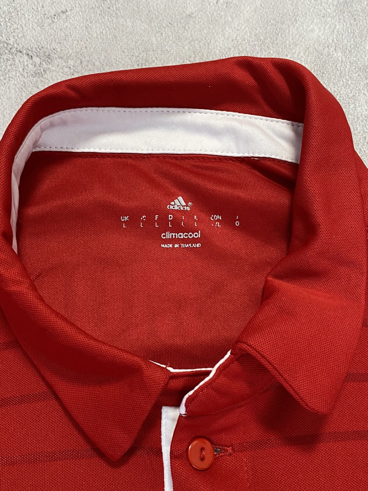 Vintage 💋 Vintage Polo Jersey Adidas FC Bayern Munchen Button Size US L / EU 52-54 / 3 - 8 Thumbnail