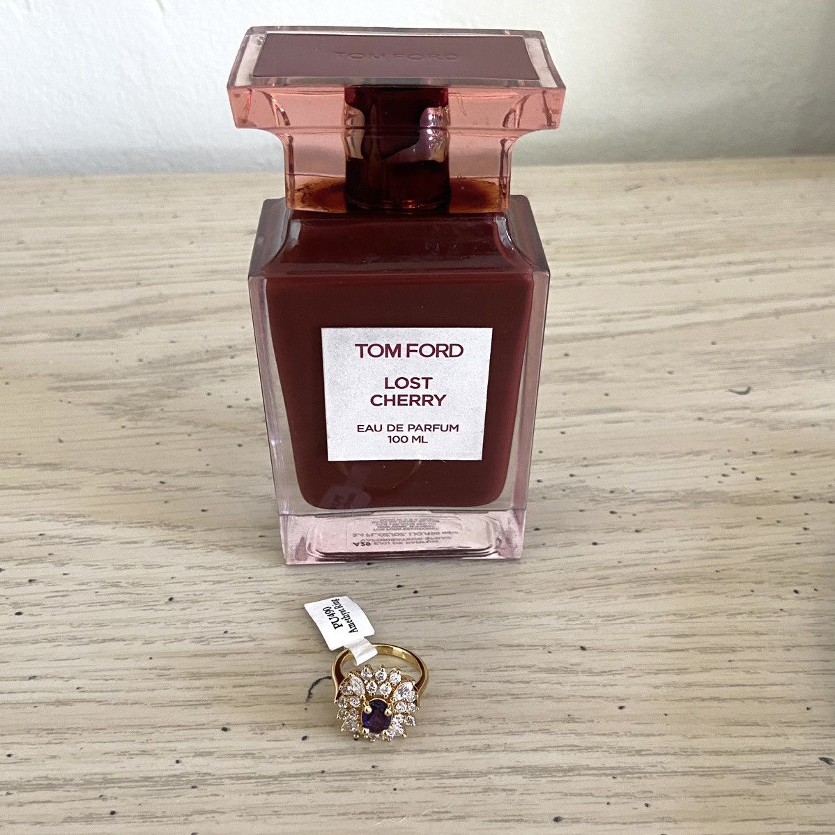Other NWT Amethyst and Crystal Gold Tone Cocktail Ring | Size 6.5 Size ONE SIZE - 7 Thumbnail