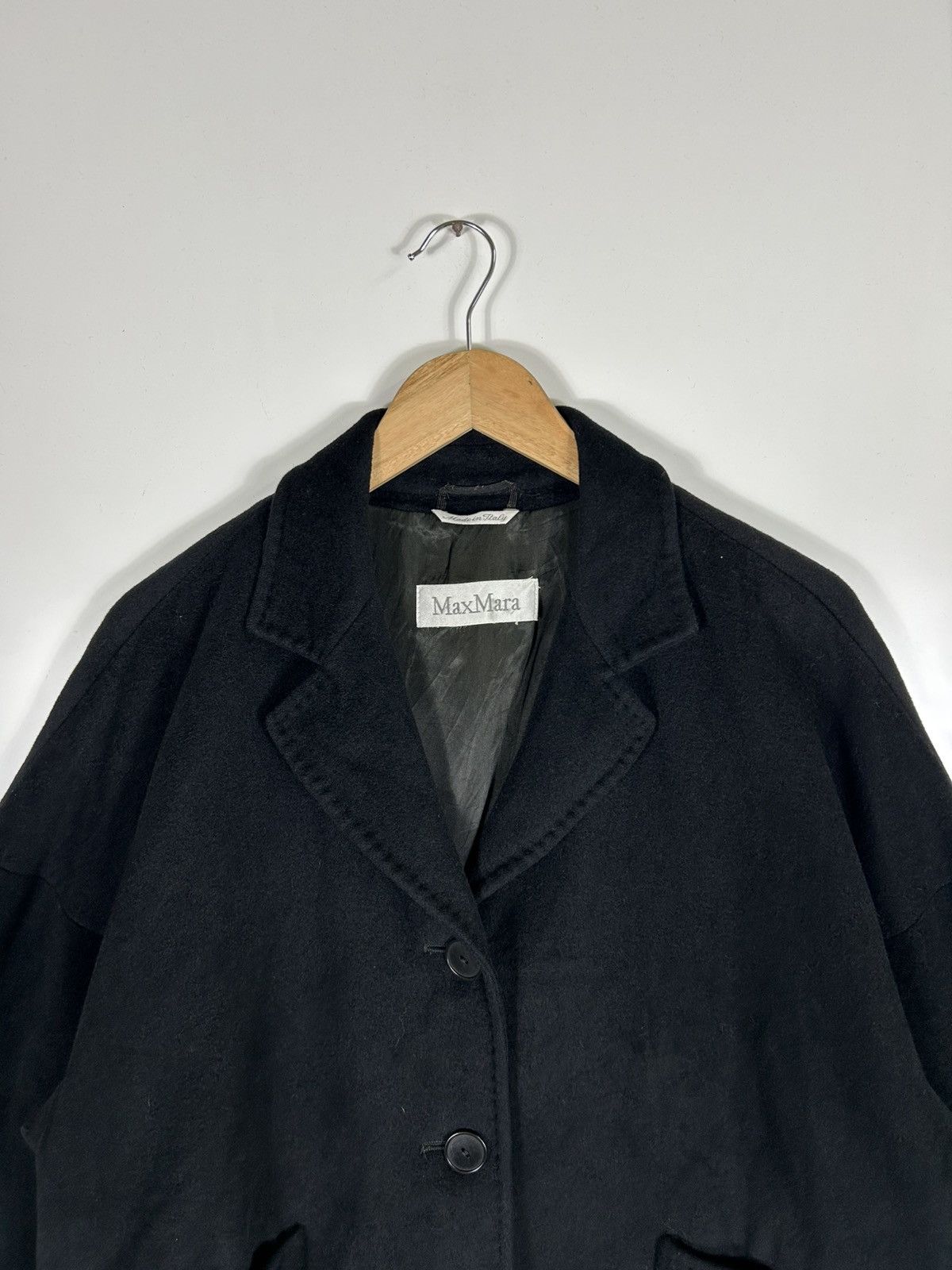 Max Mara 🔥Max Mara Wool Cashmere Baggy Coat Jacket Size S / US 4 / IT 40 - 4 Thumbnail