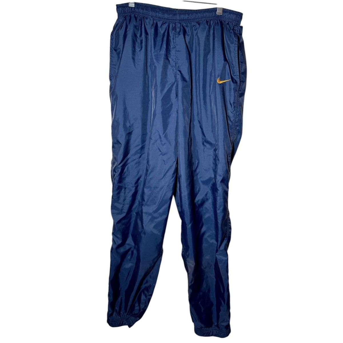 Nike Vintage 90s Nike White Label Navy Blue Track pants Large Size US 36 / EU 52 - 1 Thumbnail