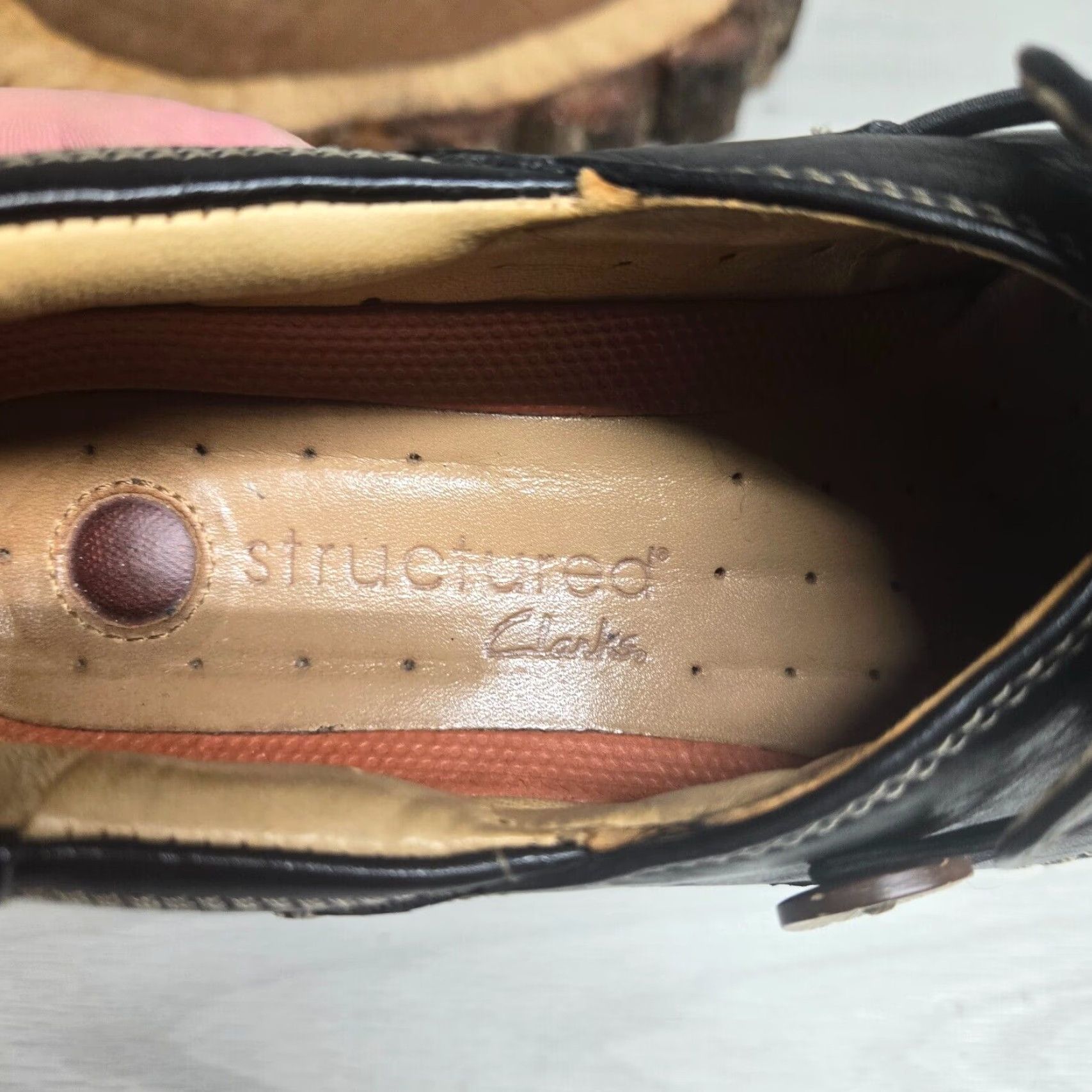 Clarks Clarks Un-Structured Loafers Black Round Toe Button Slip On 85071 Women's US 8 Size US 8 / IT 38 - 6 Thumbnail