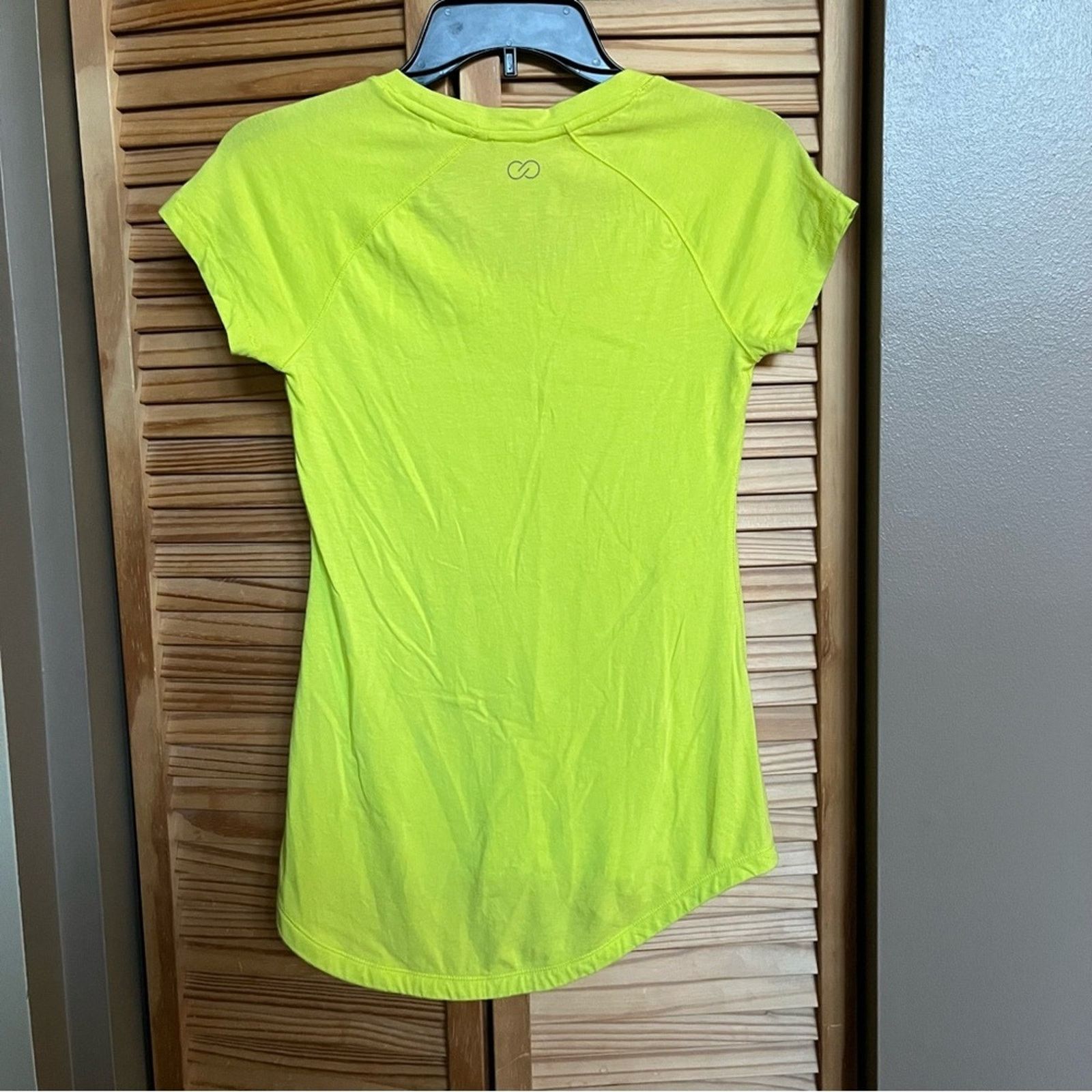 Other Calia XS Neon Yellow Short Sleeve Stretch Workout Tee Size XS / US 0-2 / IT 36-38 - 3 Thumbnail