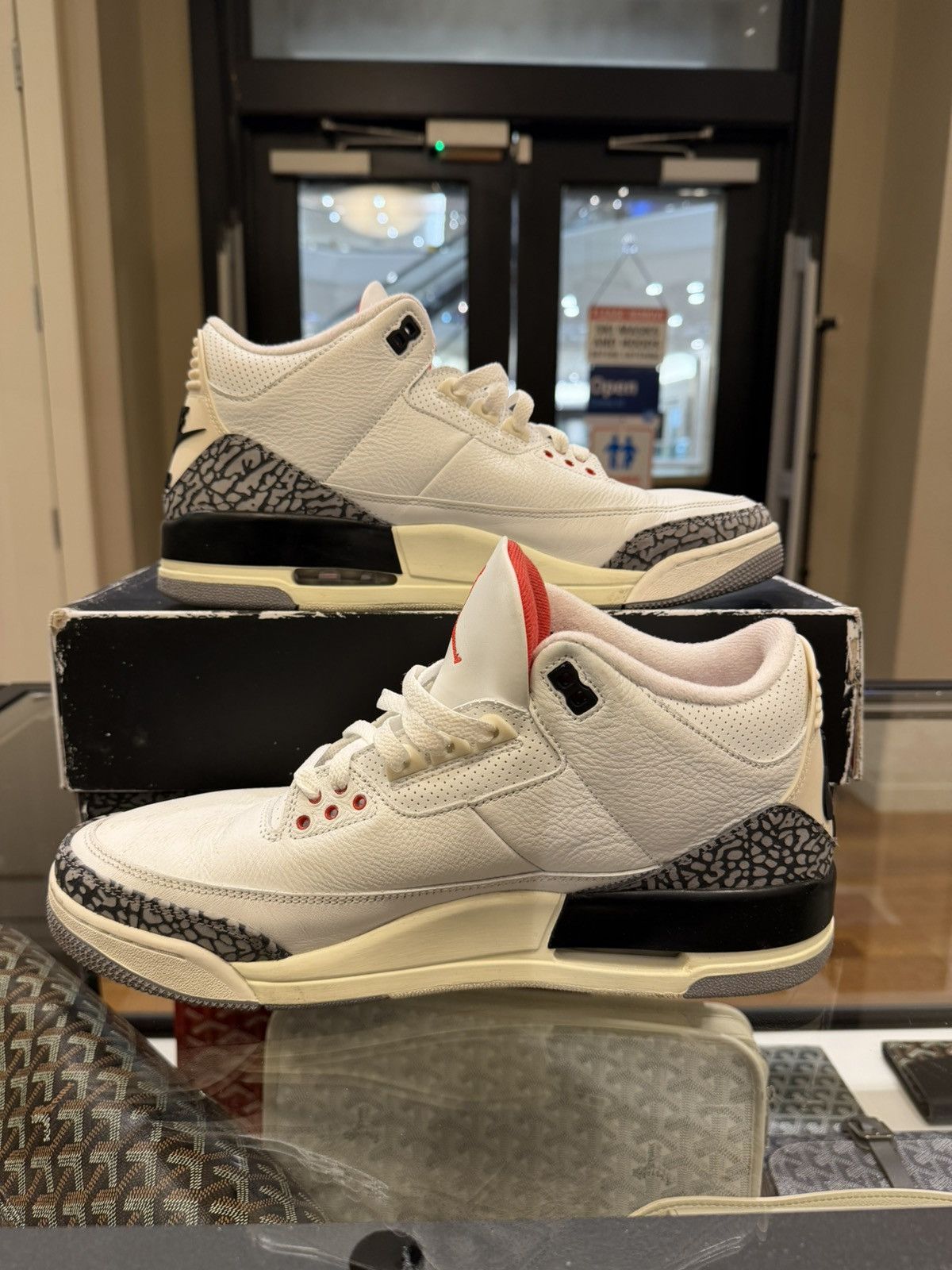 Jordan Brand Jordan 3 Retro White Cement Size US 12.5 / EU 45-46 - 2 Thumbnail
