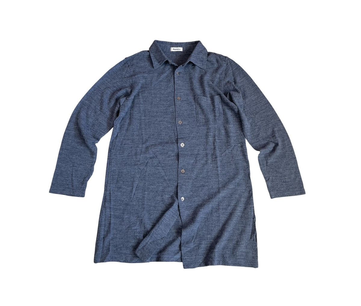 Issey Miyake Issey miyake plantation flowy dark blue button up shirt Size US M / EU 48-50 / 2 - 1 Thumbnail