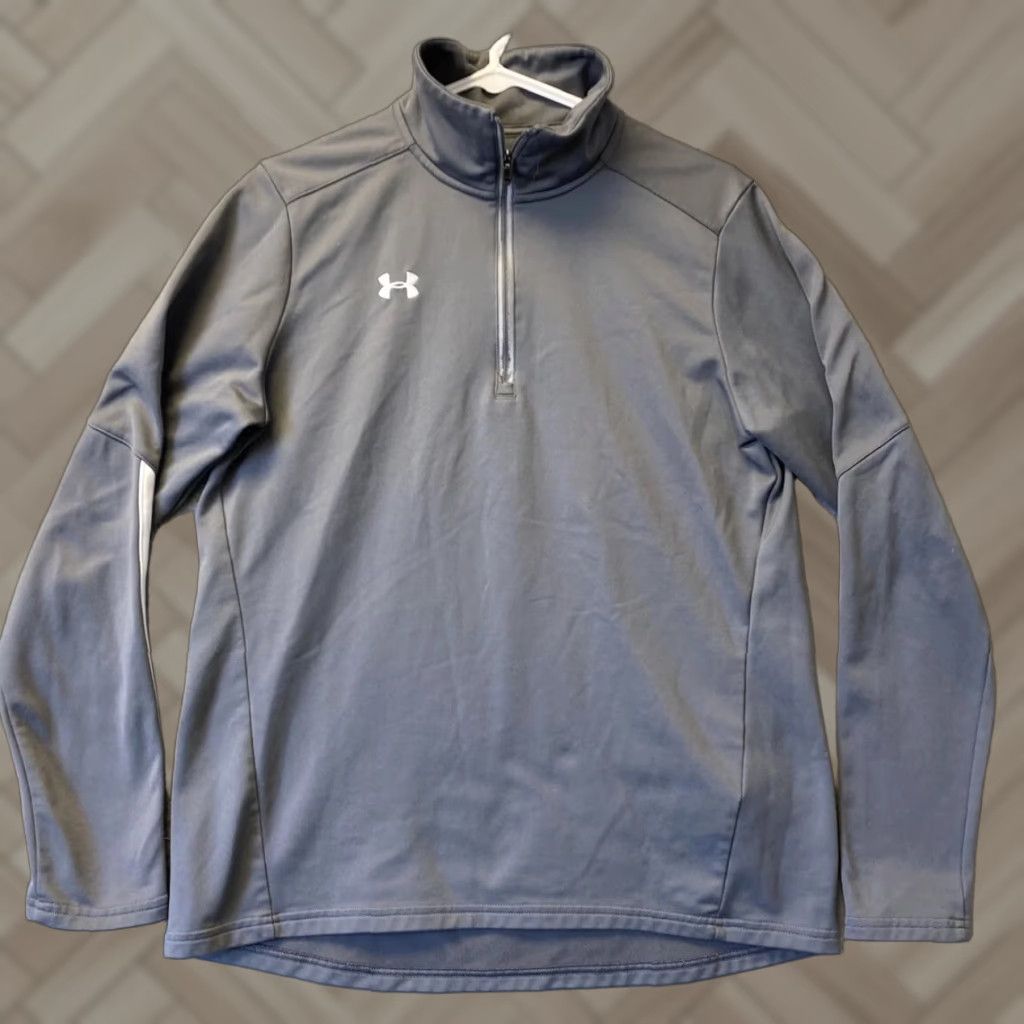 Under Armour Under Armour Women's Size M Pullover Sweatshirt Loose Gray Long Sleeve Size M / US 6-8 / IT 42-44 - 1 Thumbnail