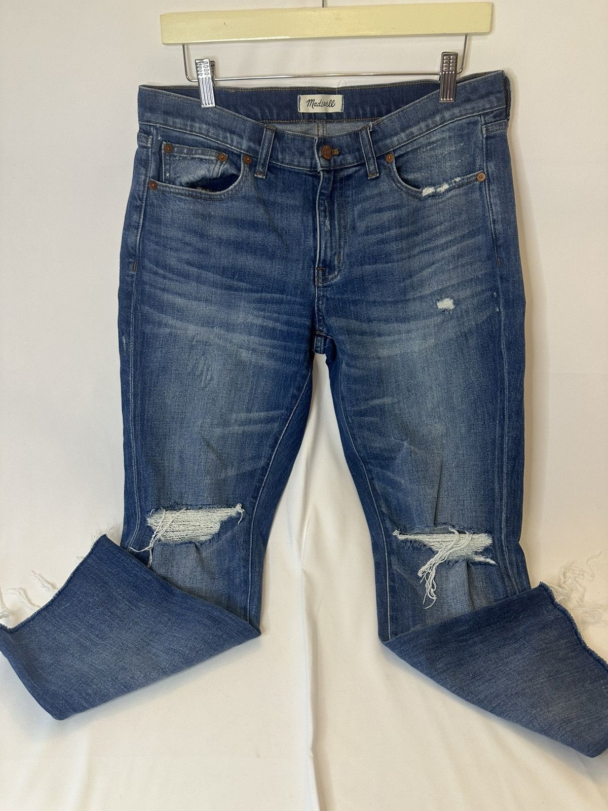 Madewell Madewell The Mid-Rise Slim Boyfriend Jean Size 29 Distressed Size 29" - 1 Thumbnail