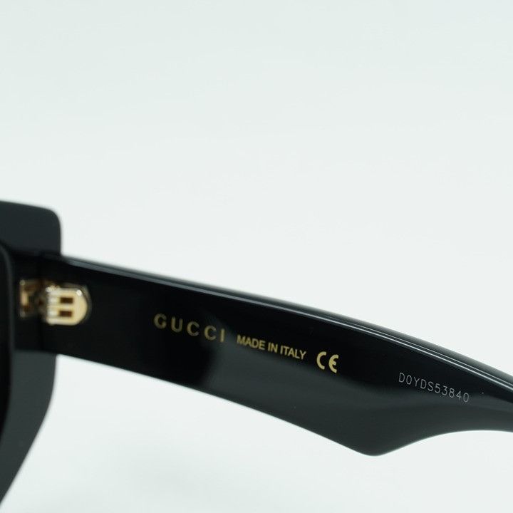 Gucci Gucci GG0997S 002 Sunglasses Black Shield Frame, Grey Lenses Size ONE SIZE - 5 Thumbnail