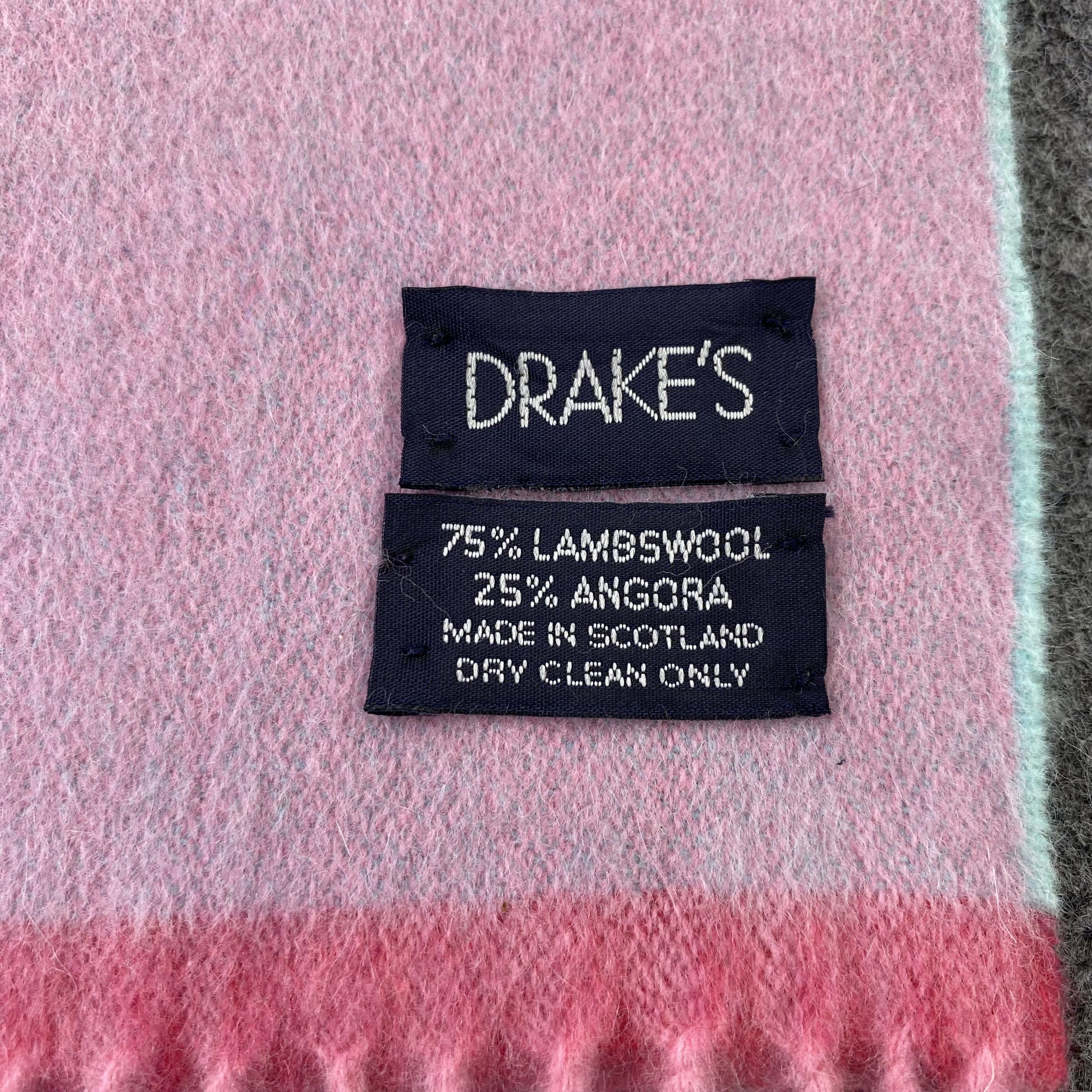 Drake's × Vintage Drake's Scarf / Muffler / Neckwear -T1559 Size ONE SIZE - 5 Thumbnail