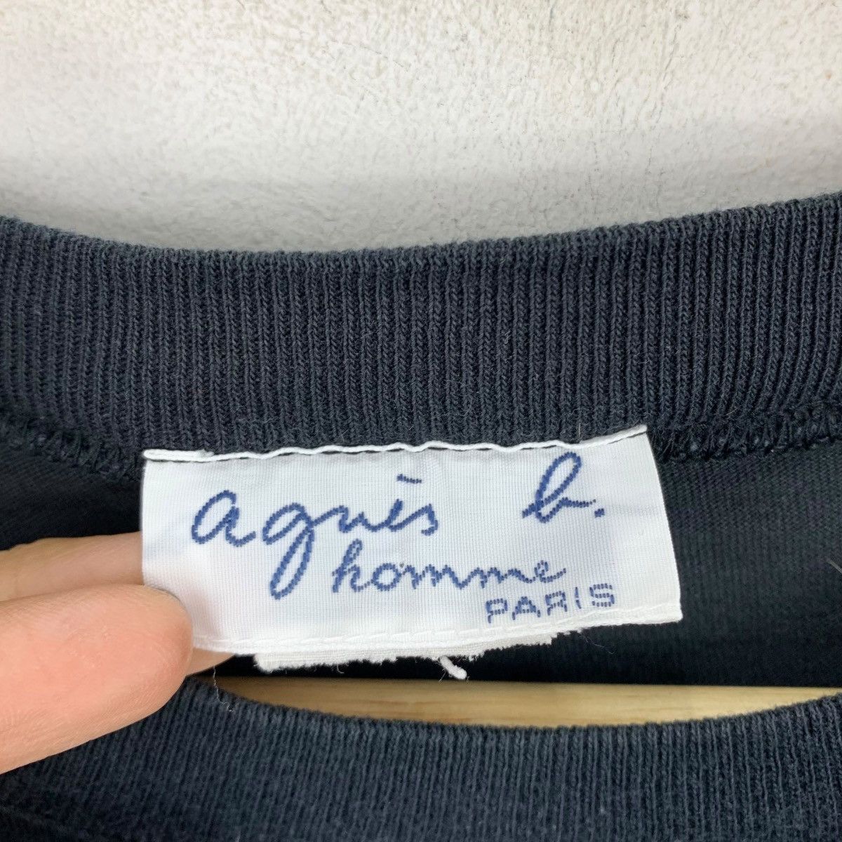 agnes b. Vintage AGNES B. HOMME PARIS Plain Short Sleeve Tshirt Size US M / EU 48-50 / 2 - 5 Thumbnail
