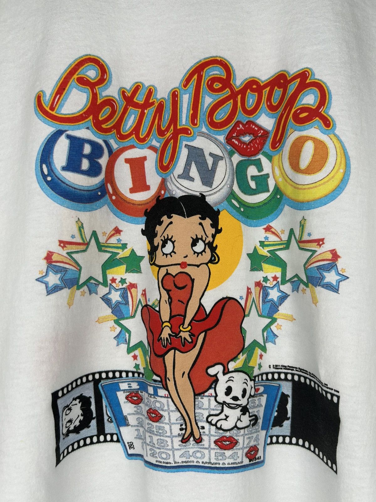 Cartoon Network × Vintage Vintage Betty Boop Bingo T Shirt Size US XL / EU 56 / 4 - 6 Thumbnail