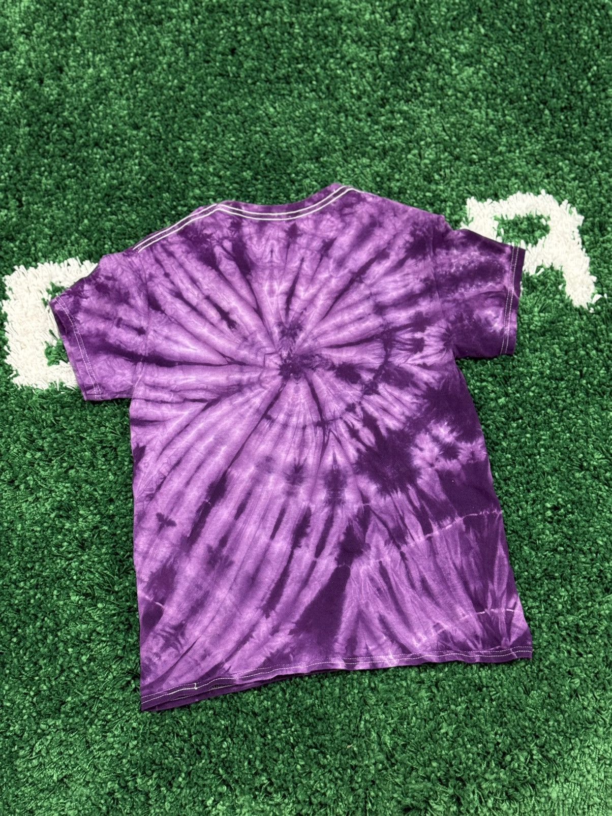 Mitchell & Ness DJ SCREW x Mitchell & Ness Purple Tie Dye Skull Tee Small Size US S / EU 44-46 / 1 - 4 Thumbnail