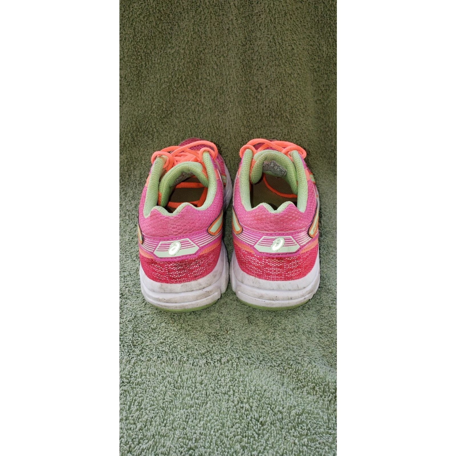 Asics VINTAGE ASICS Gel Contend 3 Women's 4M Pink Mint Green Running Exercise Walking Shoes C566N Mens Womens Girls Size US 4 / IT 34 - 6 Thumbnail