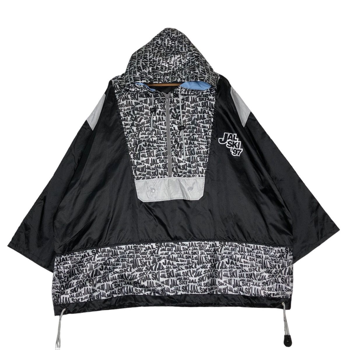 🔥Vintage Jal Ski 97 Light Windbreaker Jacket Overprint