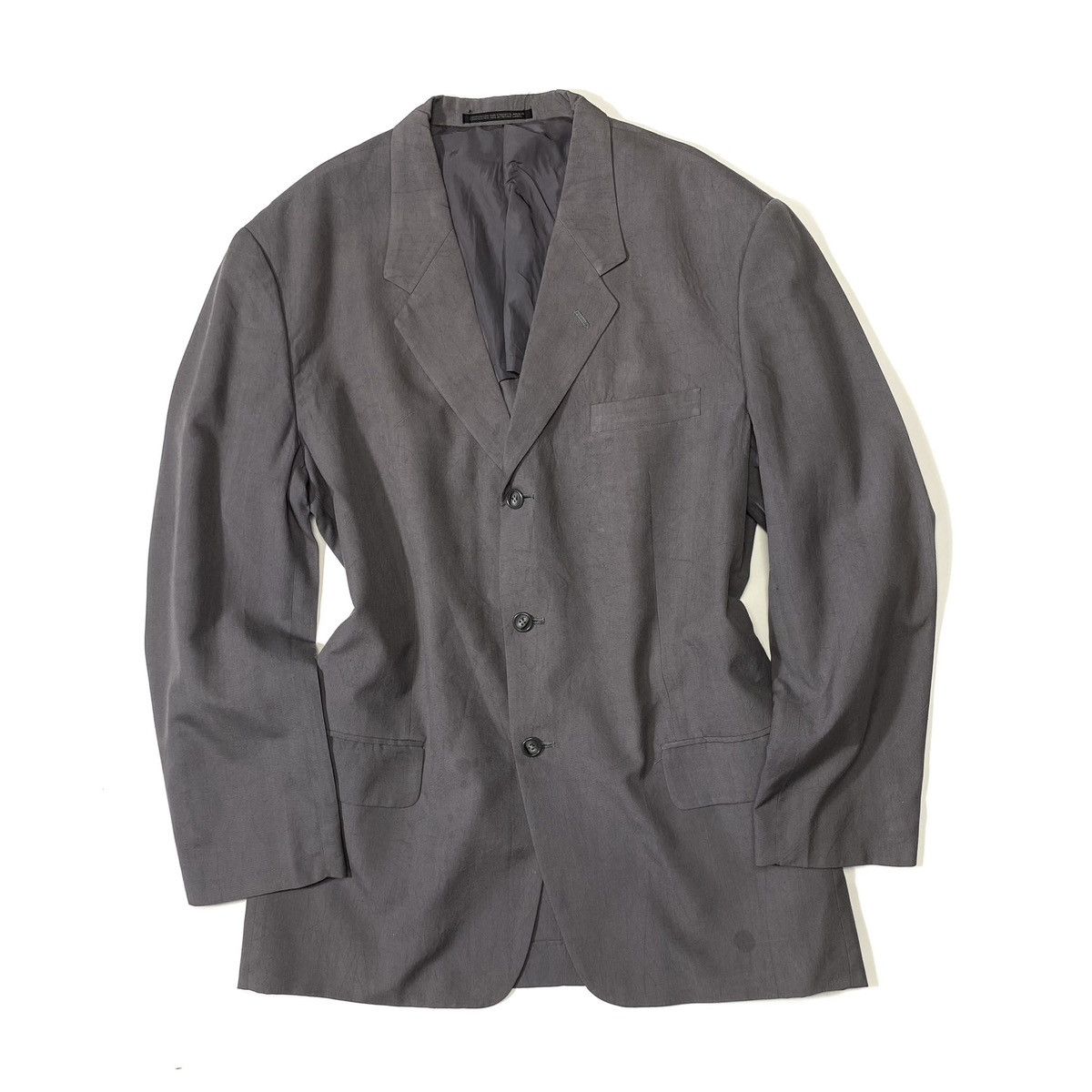 Yohji Yamamoto Vintage Yohji Yamamoto Pour Homme Rayon Blazer Size 50R - 1 Thumbnail