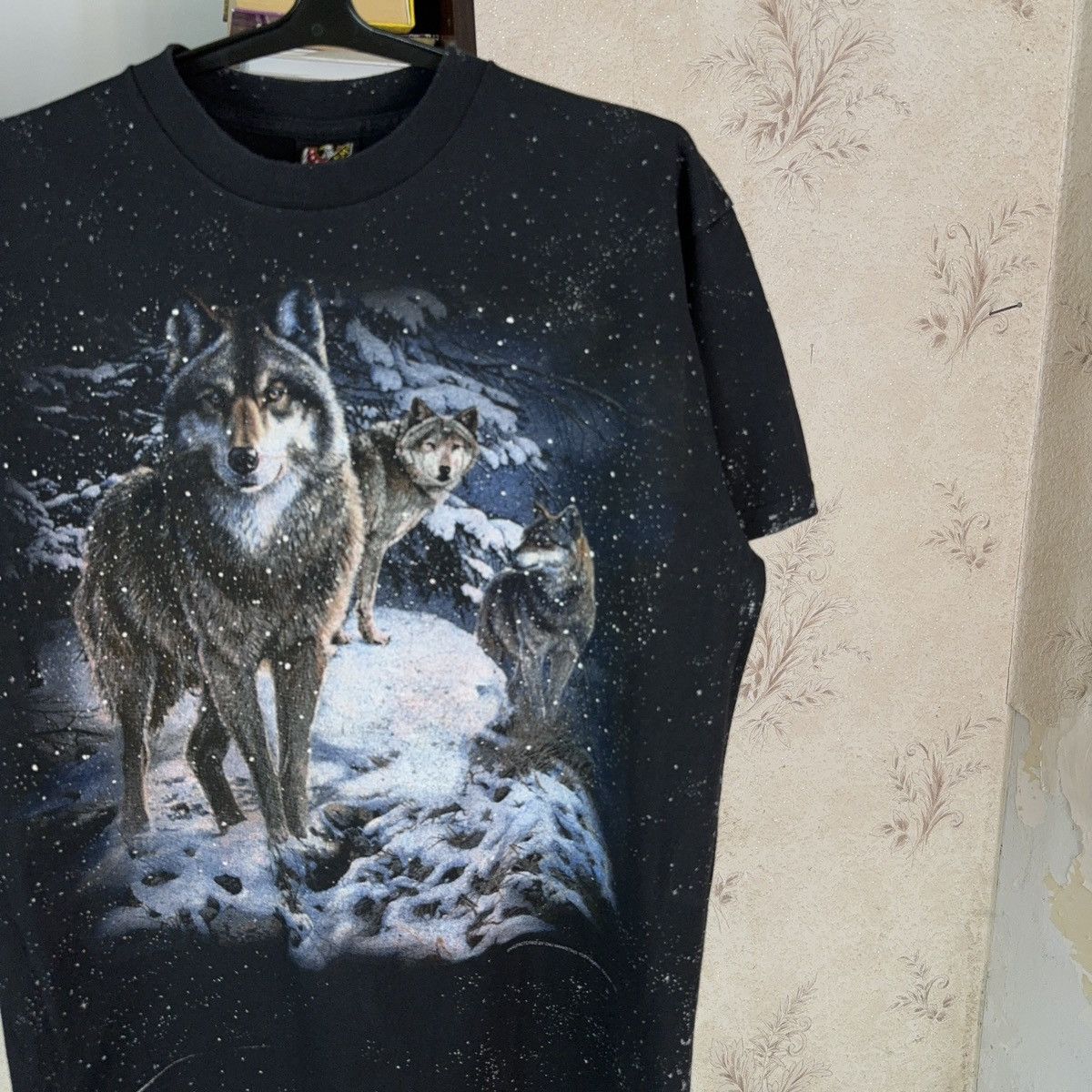 Harley Davidson × Vintage Vintage 3d Emblem T shirt 1994 Wolf Winter Harley USA L Size US L / EU 52-54 / 3 - 7 Thumbnail