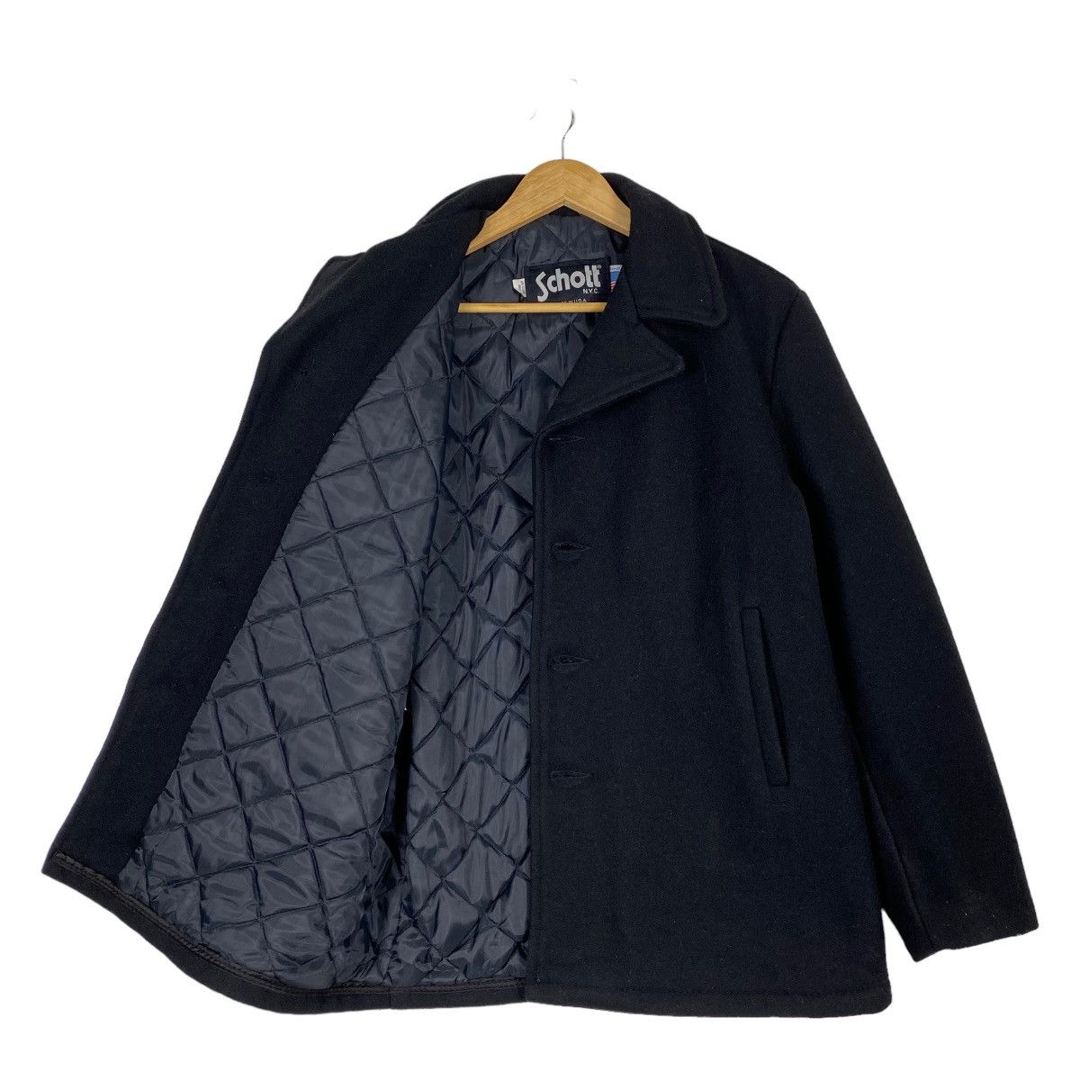 Schott × Vintage Schott vintage USN WW2 wool peacoat jacket Size US M / EU 48-50 / 2 - 6 Thumbnail