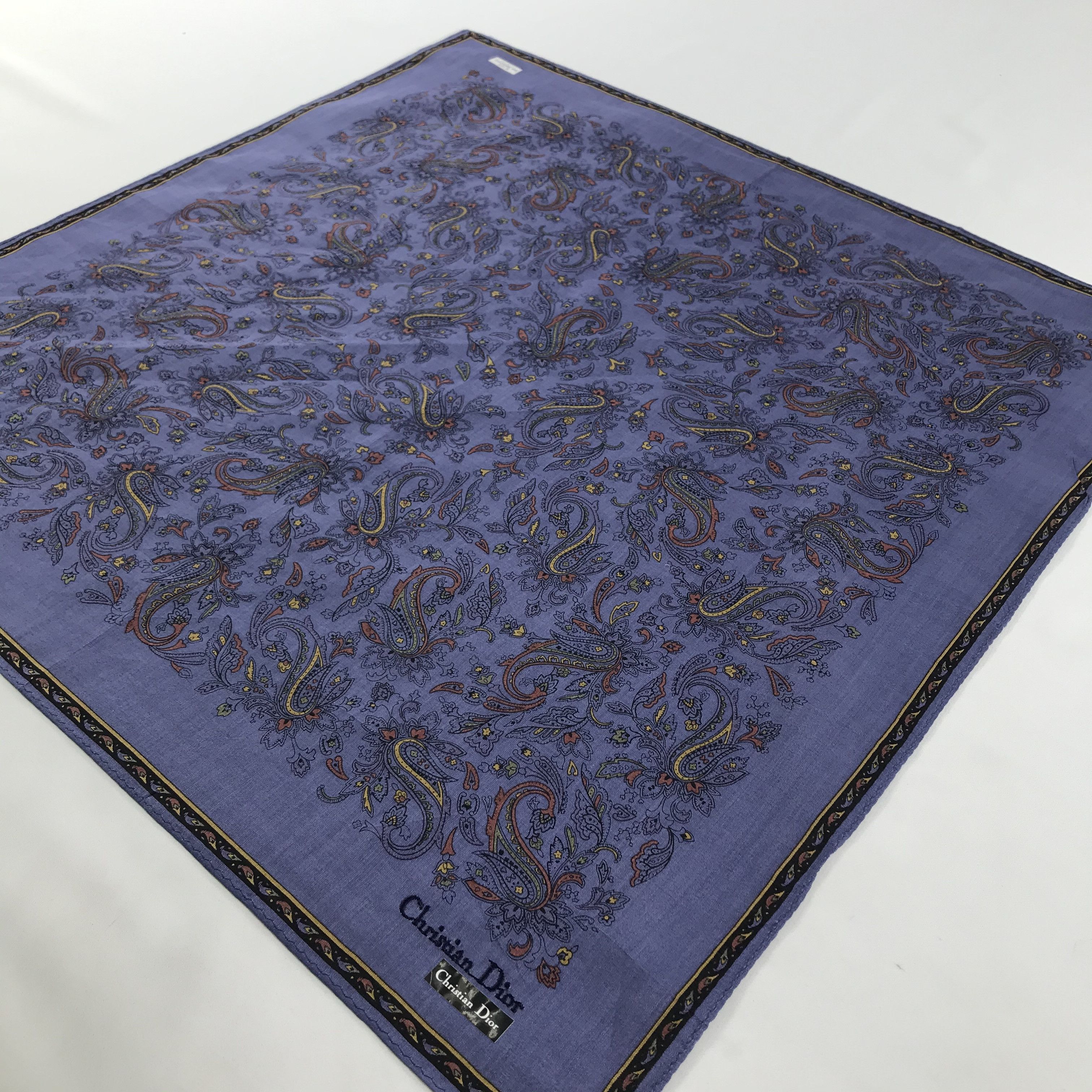 Vintage Christian Dior Bandana / Handkerchief / Neckerchief - S1413 Size ONE SIZE - 2 Thumbnail