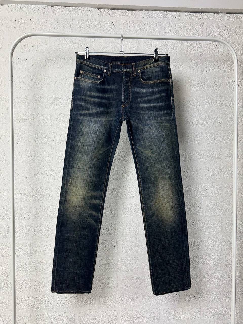 Dior Dior Hedi Slimane Washed Denim Jeans Size US 31 - 3 Thumbnail