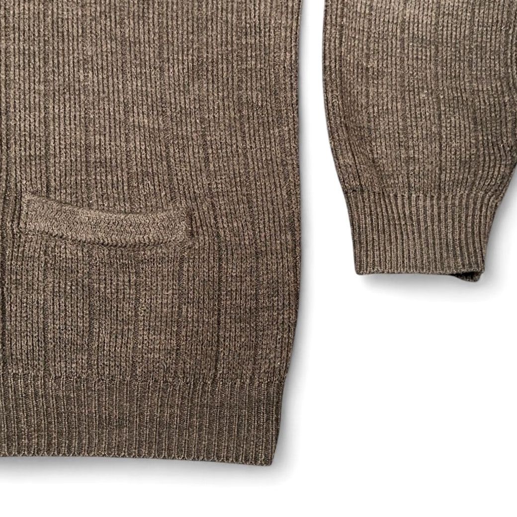 Vintage VINTAGE Northern Isles Sweater Cardigan Adult XL Brown 90s Zip Full Zip Pockets Mock Neck Rib Knit Mens XL Brown 90s Vintage Size US XL / EU 56 / 4 - 6 Thumbnail