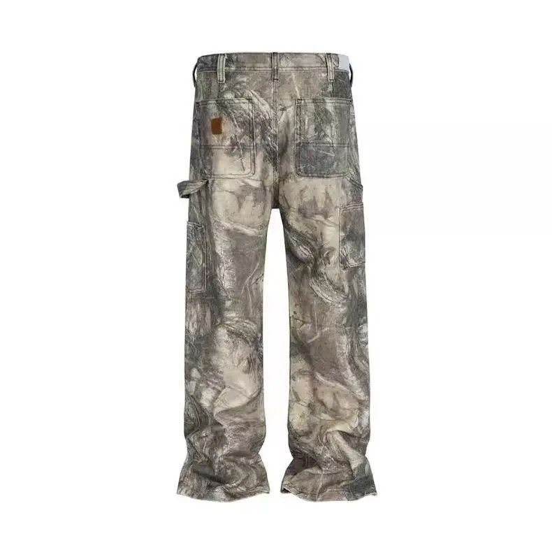 Japanese Brand Retro loose casual hip-hop camouflage jeans Size US 32 / EU 48 - 5 Thumbnail