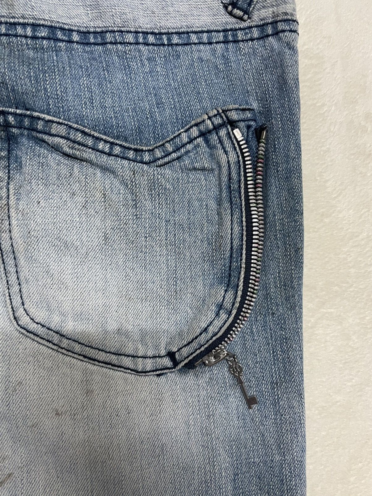 Japanese Brand Vintage WG Japanese Brand Double Waist Denim Jeans Size US 30 / EU 46 - 17 Thumbnail