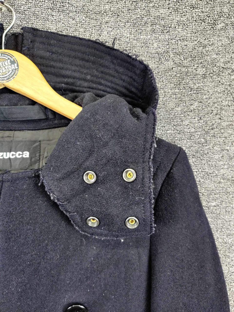 Issey Miyake × Vintage × Zucca Vintage Zucca By Issey Miyake Wool Coat Hooded Size US M / EU 48-50 / 2 - 5 Thumbnail