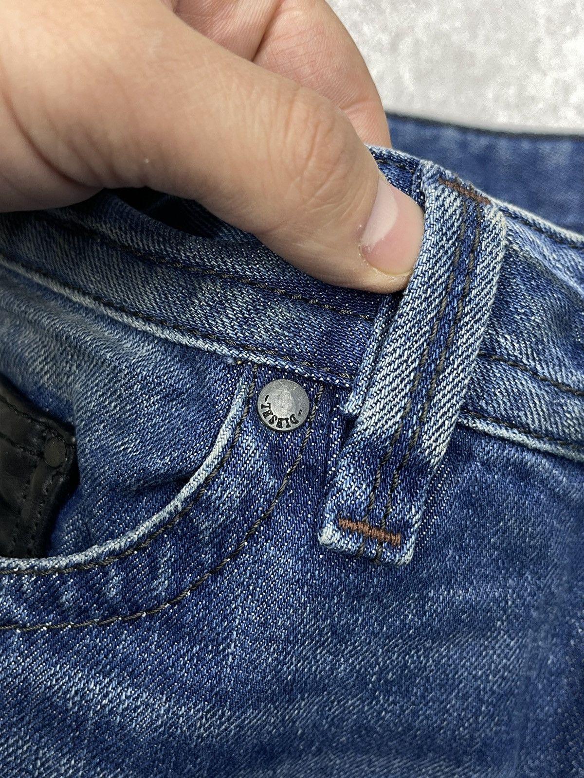 Diesel Mens Diesel Thavar Denim Jeans Blue Y2K Size US 32 / EU 48 - 14 Thumbnail