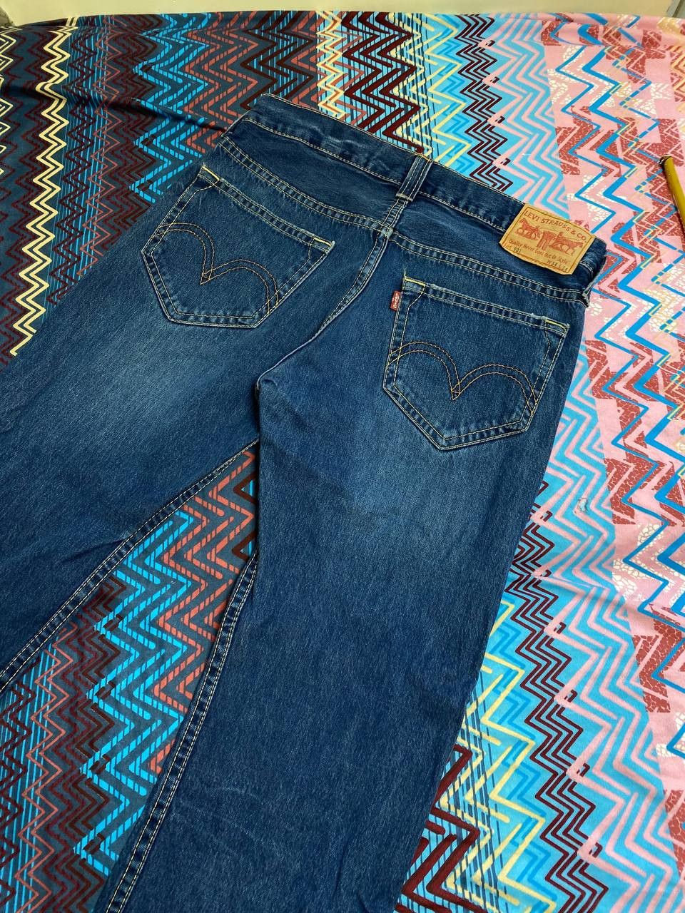 Levi's blue jeans w34 vintage Y2K Levi's 901 streetwear Size US 34 / EU 50 - 19 Thumbnail