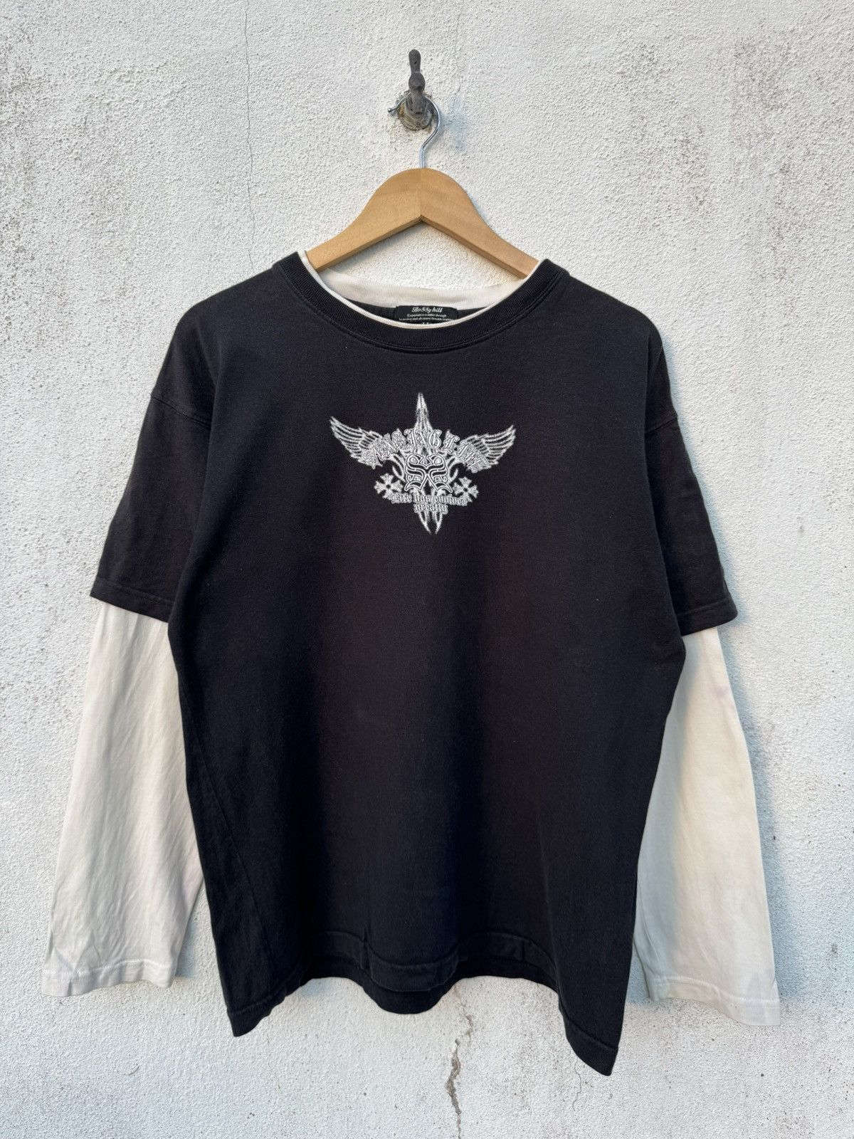 If Six Was Nine 2000s Japanese Archive Double Layer Long Sleeve Size US L / EU 52-54 / 3 - 3 Thumbnail
