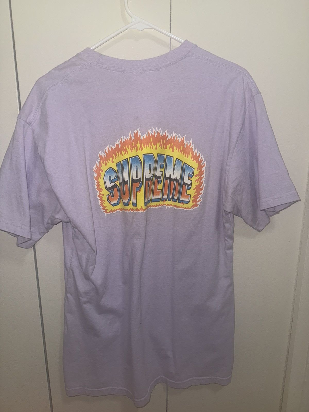 Supreme Supreme flame tee Size US L / EU 52-54 / 3 - 1 Thumbnail