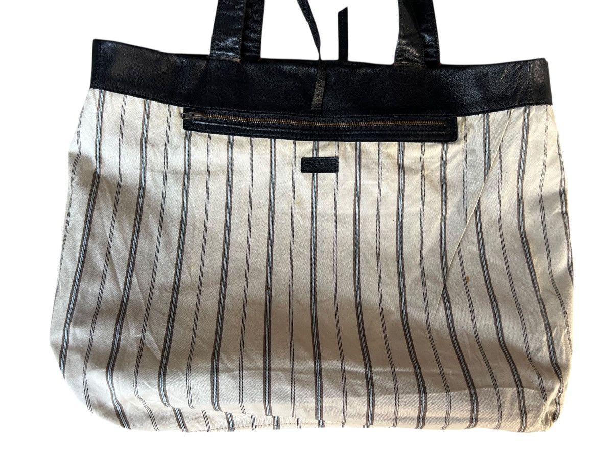 Leather B. Stuff Japan Patina Black Leather Tote Bag Size ONE SIZE - 22 Thumbnail