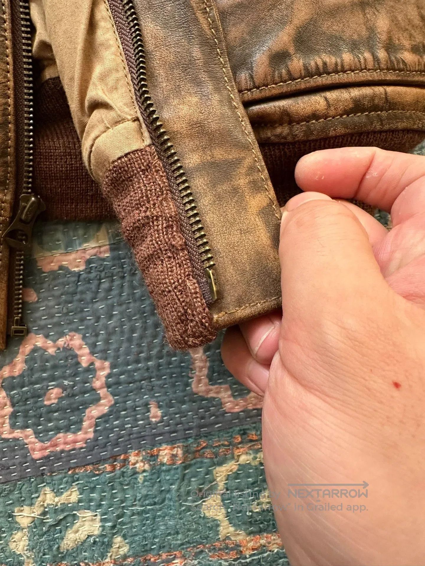RRL Ralph Lauren vintage ralph lauren worn leather jacket. Size US M / EU 48-50 / 2 - 9 Thumbnail