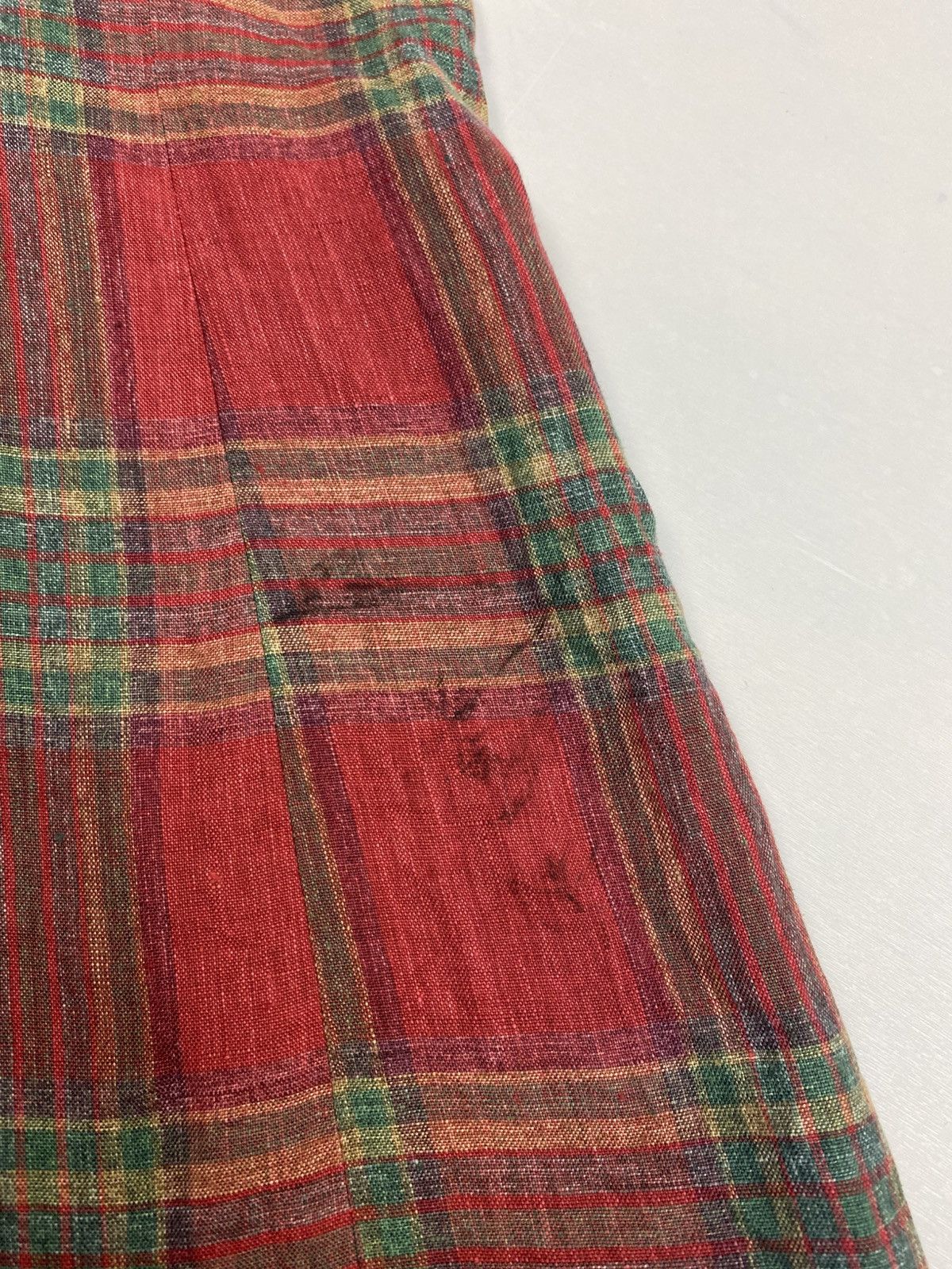 Burberry Vintage Burberry Short Sleeve Red Tartan Size ONE SIZE - 9 Thumbnail