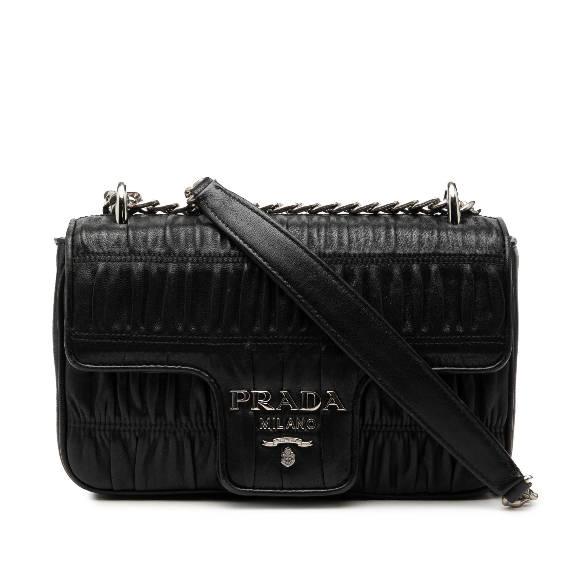 Prada Nappa Gaufre Chain Flap Size ONE SIZE - 1 Thumbnail
