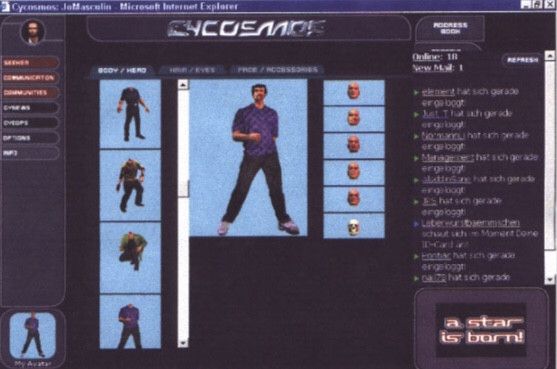 Microsoft RARE Cycosmos Are U Real? Vintage 90s Webapp Tee opium Size US L / EU 52-54 / 3 - 3 Thumbnail