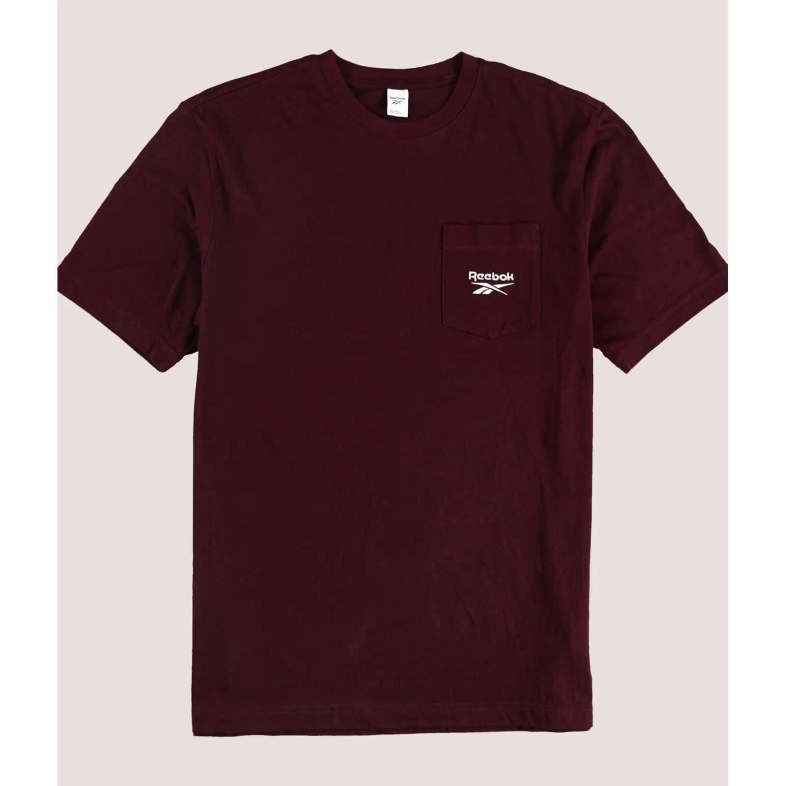 Reebok Reebok Mens Logo Pocket Graphic T-Shirt, maroon, M Size US M / EU 48-50 / 2 - 1 Thumbnail