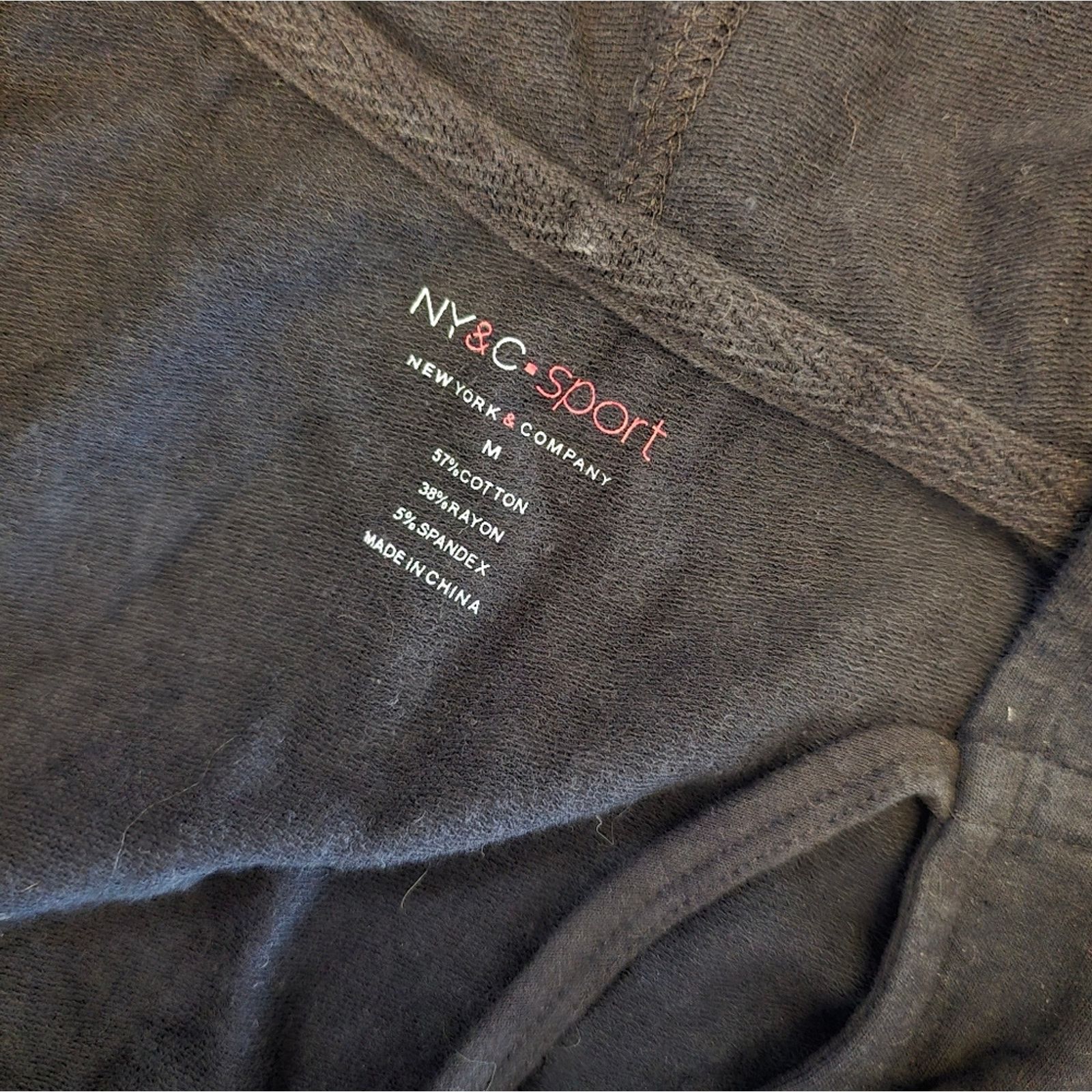 Other Black | NY&C | Sport Hoodie Long Sleeve Size M / US 6-8 / IT 42-44 - 3 Thumbnail
