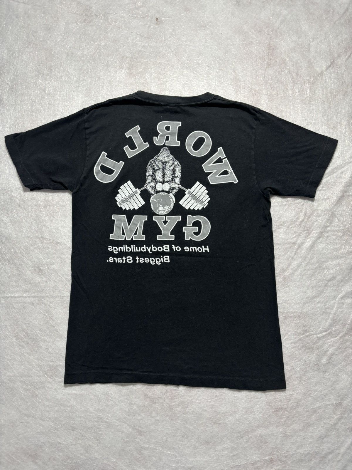 Vintage Vintage World Gym Tshirt Size US M / EU 48-50 / 2 - 2 Thumbnail