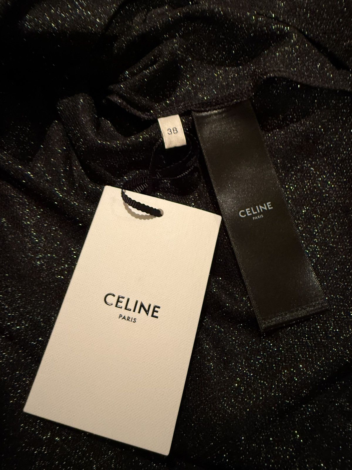 Celine $1.2k Celine Loose Carnaby shirt in lurex mesh Hedi 38 M Size US M / EU 48-50 / 2 - 19 Thumbnail