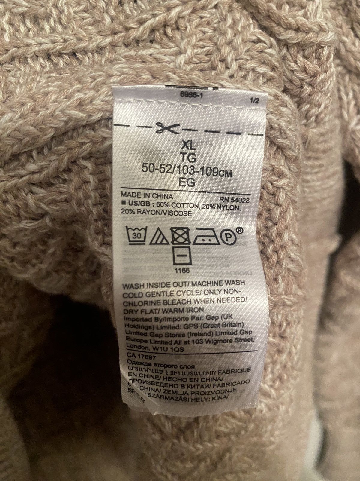 Banana Republic Nwt banana republic beige textured sweater size xl Size XL / US 12-14 / IT 48-50 - 4 Thumbnail