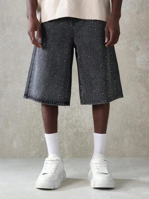 Jean Galaxy Designer Y2k Shorts Jeans Size US 32 / EU 48 - 2 Thumbnail