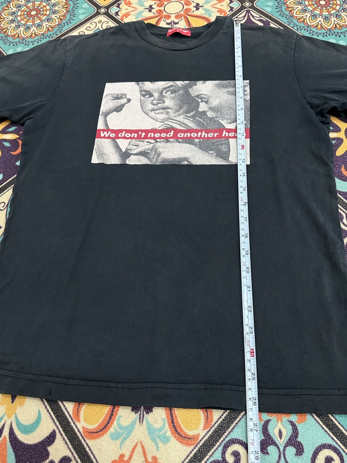 Barbara Kruger Vintage Barbara Kruger “We Don’t Need Another Hero” Tshirt Size US S / EU 44-46 / 1 - 7 Thumbnail