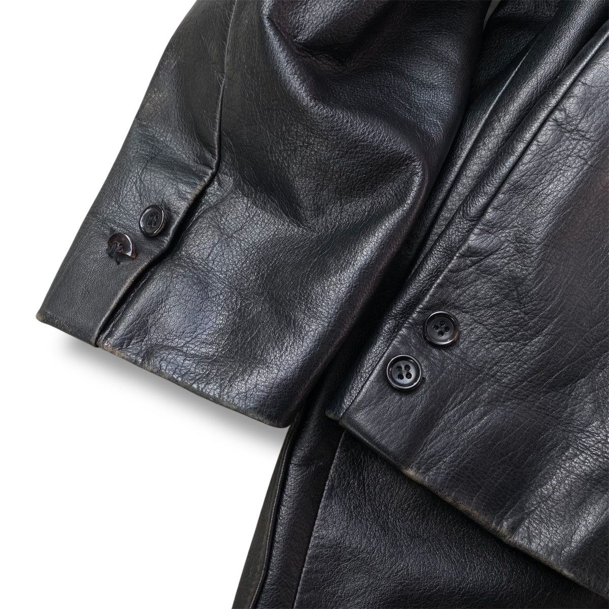 Comme des Garcons Vintage Comme des Garcons Tricot Leather Jacket. #F5 Size US L / EU 52-54 / 3 - 8 Thumbnail