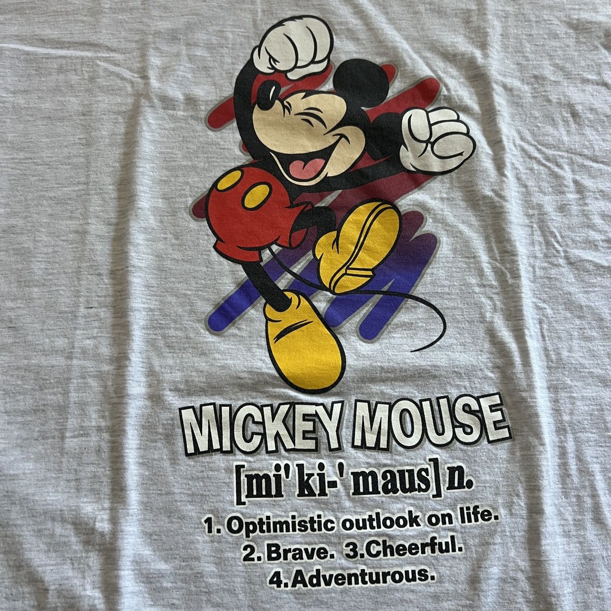 Disney Vintage 90s Disney Store Mickey Mouse definition shirt Size US XL / EU 56 / 4 - 2 Thumbnail
