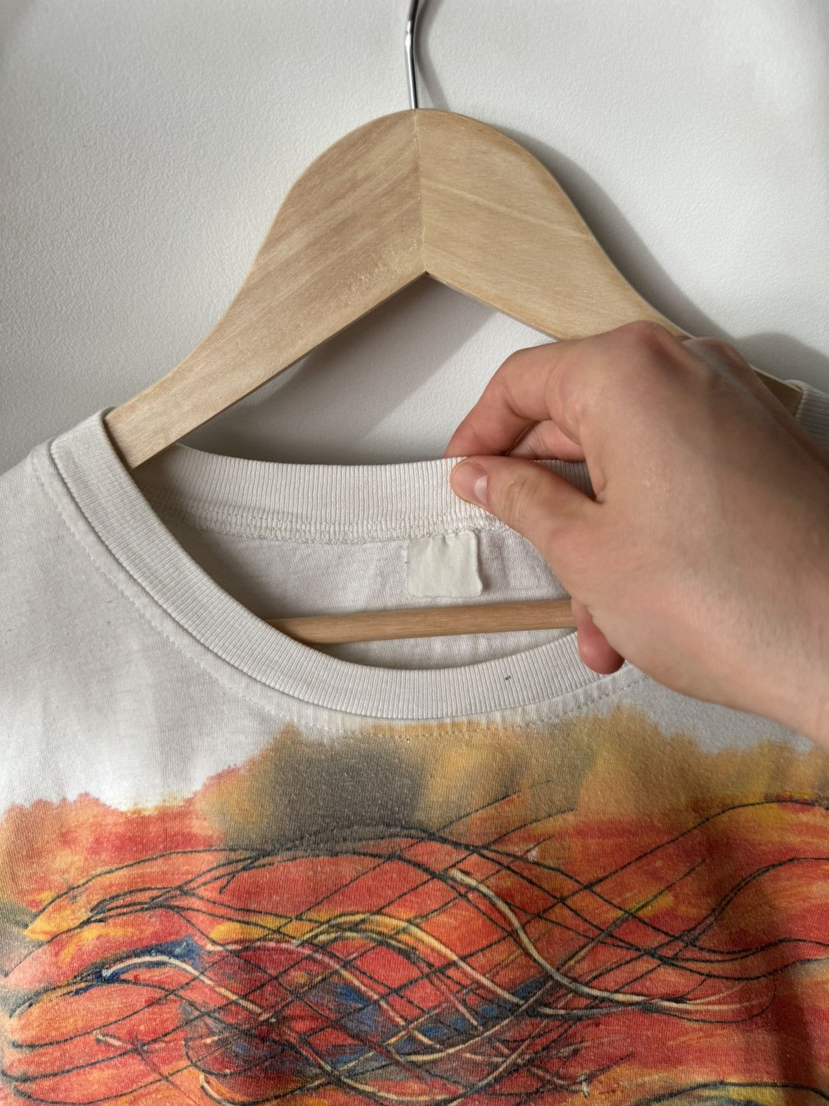 Handmade × Vintage Edvard Munch The Cry The Scream 1893 Vintage T Shirt Size US M / EU 48-50 / 2 - 6 Thumbnail