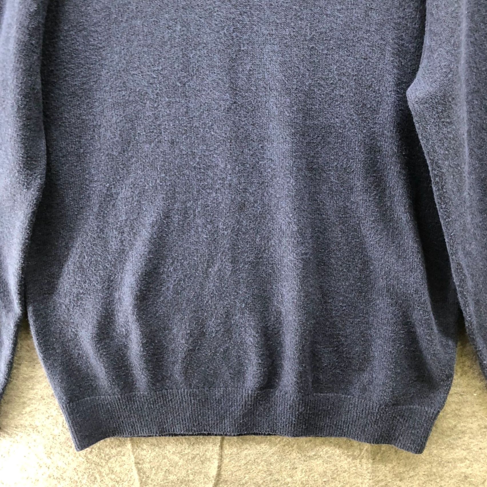 Gap Gap CashSoft Half Zip Pullover Mens L Navy Blue Sweater 1/4 Zip Stretch Size US L / EU 52-54 / 3 - 4 Thumbnail