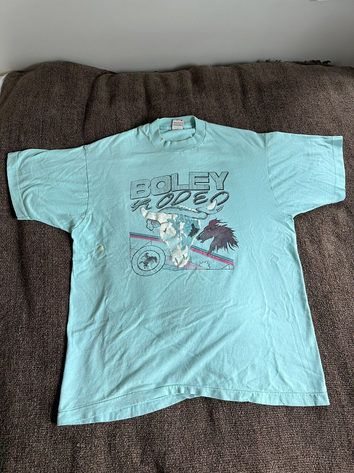 Fruit Of The Loom × Vintage 1992 Vintage “Boley Rodeo, OK” Tee Size US XL / EU 56 / 4 - 1 Thumbnail