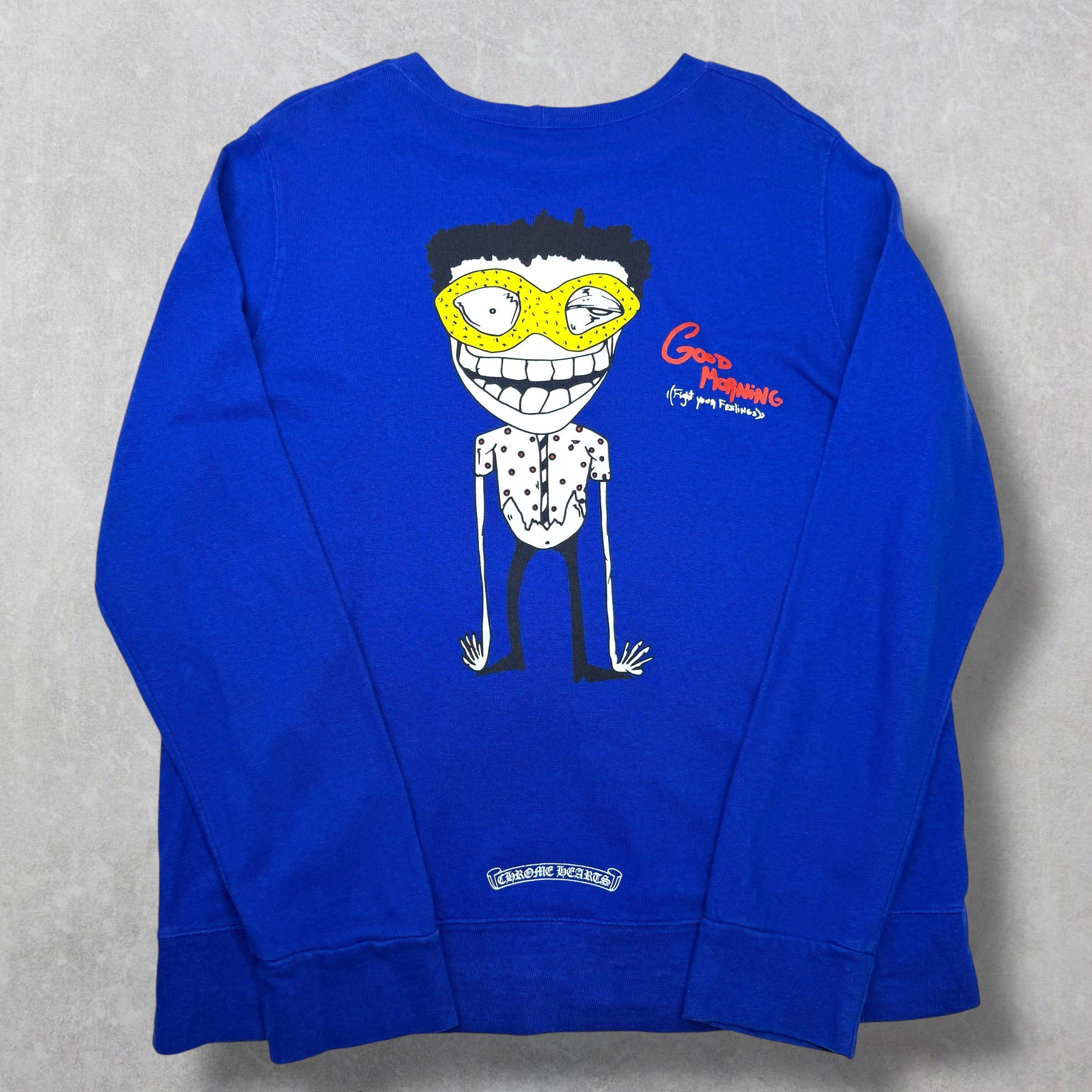 Chrome Hearts Chrome Hearts Matty Boy 'Good Morning' Crewneck XXL Size US XXL / EU 58 / 5 - 1 Thumbnail